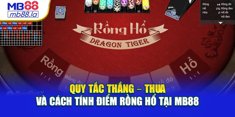 Quy tắc thắng – thua và cách tính điểm Rồng Hổ tại MB88
