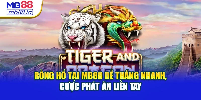 Rồng Hổ Tại Mb88 Dễ Thắng Nhanh, Cược Phát Ăn Liền Tay